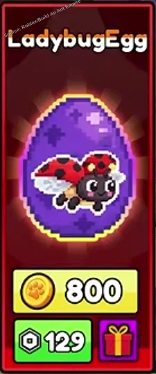 Ladybug Egg (Pet) – Build an Ant Empire